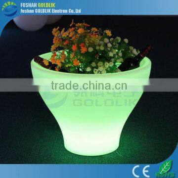 Party Decor Solar Panel RGB Lights LED Christmas Flower Pots