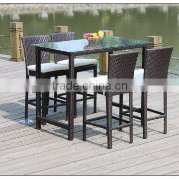 Outdoor Modern Benches Bar Set