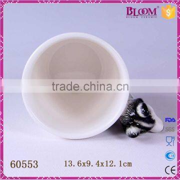 Novelty Gift Handmade Animal Shape Ceramic Cup photo-5