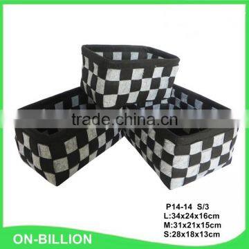 Wholesale Woven Decorative Fancy Colored Felt Storage Boxes