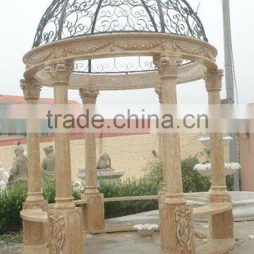 2015 New Design Garden Marble Column Gazeboe photo-5