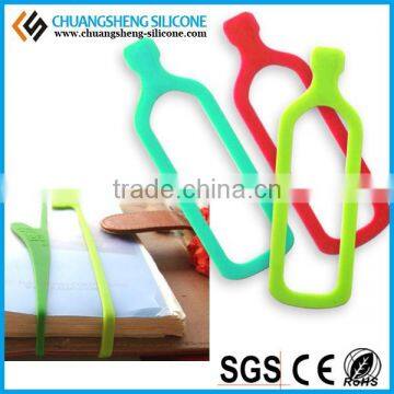 Mix color bookmark, silicone book mark, book point items