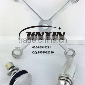 JINXIN Four Claws Stainless Steel SS304 Glass Spider Fittings Heavy Duty Type 200mm photo-3