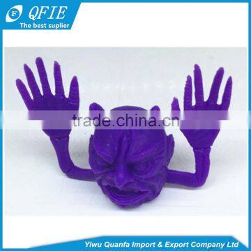 High Quality Halloween Gifts Colorful Mini Soft Monster TPR Finger Puppet Toy for Capsule Vending Machine photo-4