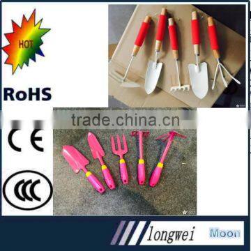 Stainless Steel Wooden Handle Garden Tools Set