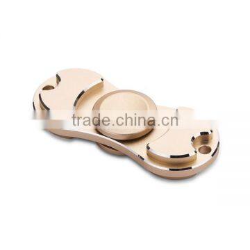 EDC Focus Toy!! Aluminum Hand Spinner Finger Spinner Gyro With Golden Edge photo-6