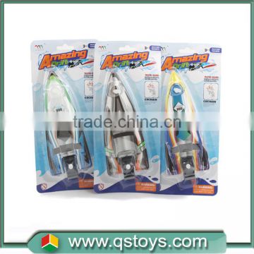 New product intereating inflatable wind up boat with pump of the boy toys