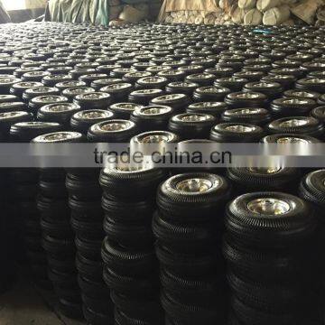QingDao High Quality 3.50-4 Rubber Wheel for Wheelbarrow photo-4