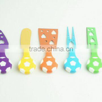 42198 5 Pieces Set Cheese Knives Steel Stainless Cheese Slicer Cheese Cutter photo-3