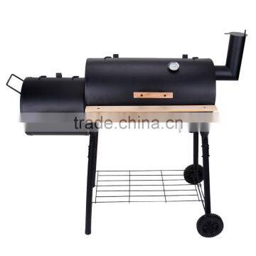 Chimney BBQ / BBQ Grill / Smoker BBQ Deluxe Charcoal BBQ Grill With Trolley photo-3