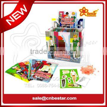 Fashion !!! Magic Popping Candy With Puzzle Sticker