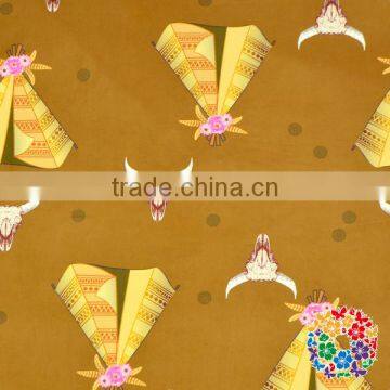 Cartoon Animal Decorative Pattern Fabrics Cheap Polyester Cloth Fabric