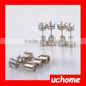 UCHOME Fashion Party Club Multi-Color Led Earrings,Wholesale Light Up Led Stud Earrings