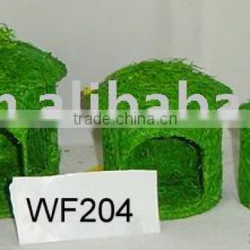 fiber and moss flowerpot