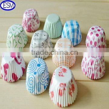 Colorful Round Shape Cupcake Square Paper Baking Cups photo-4
