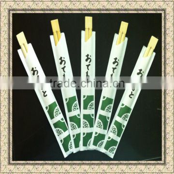 21/24cm sushi disposable bamboo chopstick semi paper wrapped