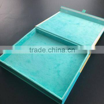 Custom Luxury Velvet Clothing Packing Box Magnet