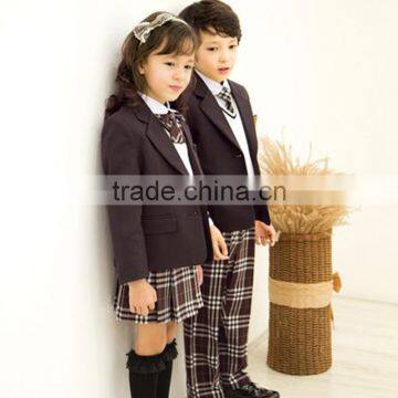 Wholesale Spring Autumn Young Girls and Boys School Uniform photo-3