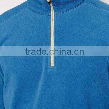 100% Polyester 1/4 Zip Fleece Funnel Neck Sweater photo-3