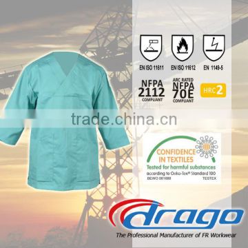 Durable hospital white design nurse uniform