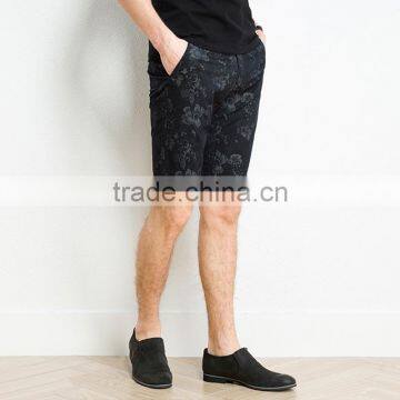 The Summer Male Korean Summer Men's Slim Printed Shorts Pants Five Stretch Pants Thin All-match Personality Tide Custom photo-4