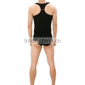 New Arrival 2014 Men Slim Stringer Vest 100% Cotton Square Collar SU15003 photo-6