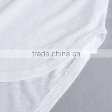 Tank Top Men Long Hip Hop Tops Loose Vest Men Casual Low Cut Design Tank Tops. Subliamtion Print photo-4