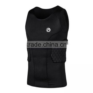 2016 High Quality Sports Sleeveless Safety Vest Compression Shirts / Compression Vest