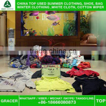 China Top Gracer Cheap Used Clothes Hoody Sorted 100Kg Used Clothing France Style photo-2