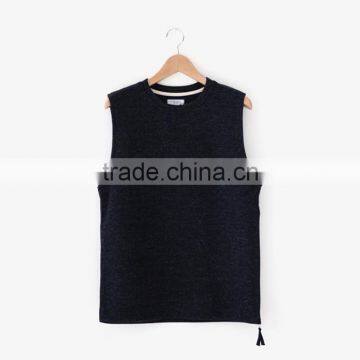 2016 Men's French Terry Vest Autumn Winter Tank Top for Gentlemen Thick Vest for Wiinter photo-3