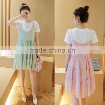 Zm50135a Korean Style Maternity Dress photo-3