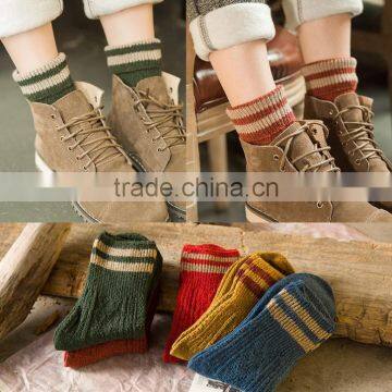 zm21802a thick keep-warm women colorful winter socks