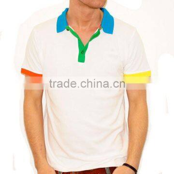 private label polo shirts, two-tone polo shirts