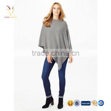 Top 10 Grey Cashmere Wool Poncho Wrap photo-4