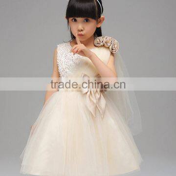 Wholesale Boutique Baby Frock Design Pictures Princess Wedding Dress photo-3