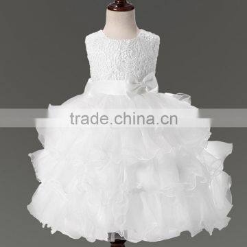 2016 Wholesale Sleeveless Flower Girls Party Dresses Baby Frock Design Pictures photo-4
