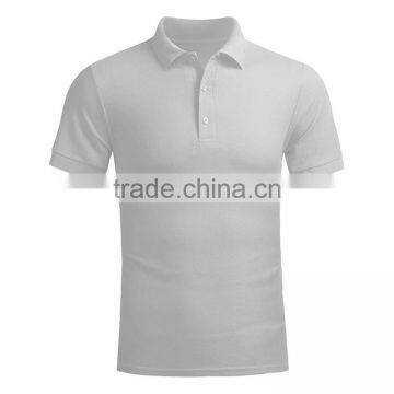 100 Polyester Cheap Wholesale Custom Logo Mens White Polo Shirt photo-2