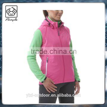 Fashionable Womens Winter Vest With Hood Waterproof Sleeveless Jacket photo-6