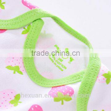 OEM Factory or 8 Groups Stocked Designs100% Cotton Summer Custom Printed 100% Cotton Baby Romper photo-4