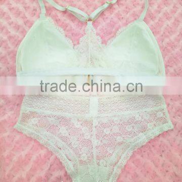 China Underwear Manufacturer Nice Full Lace Bra Penty Women Sexy Open Lingerie photo-2