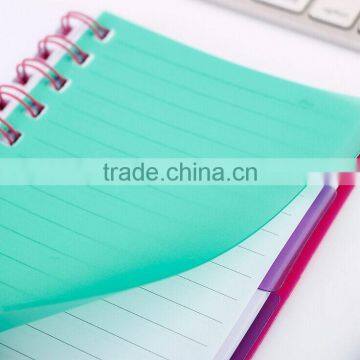 A4/A5/A6/B5 Hollow PP Cover Wire-o Planner Custom Paper Notebook Student Writing Notebook photo-4