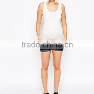 Regular Fit Scoop Neck Jersey Tank Top Wholesale Maternity Clothes