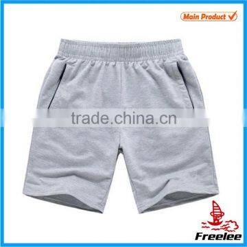 2015 Mens fleece shorts, cheap cotton plain sweat shorts