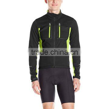 New design polyester waterproof cycling softshell jacket men outdoor