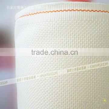 Hot Sell High Quality China 100% Cotton Fabric 14 CT Clear Hole Beige White Cross Stitch Cottonfabric photo-4