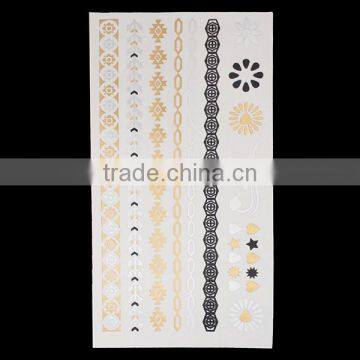 Popular Body Art Removable Waterproof Metallic Custom Temporary Tattoo Sticker photo-2