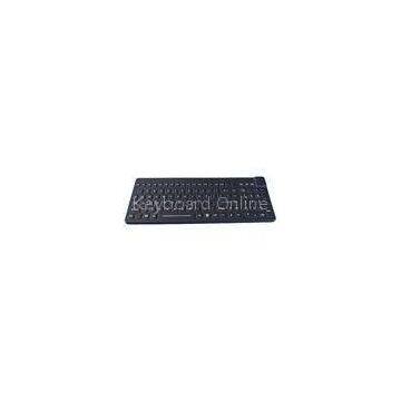 IP68 dynamic sealed ruggedized silicone industrial keyboard with numeric pads and function keys