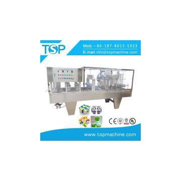Automatic ice cream,jelly,juice,water cup filling and sealing machine