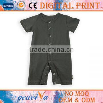 Custom Dyed Baby Organic Cotton Romper