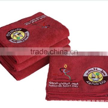 Small MOQ microfiber sports towel embroidered personalized sports towels gym towels embroidered wholesale